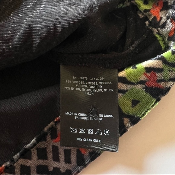 Anthropologie Ett:twa Blazer Velvet Wrap Multicolor Sz 00P - Picture 10 of 11